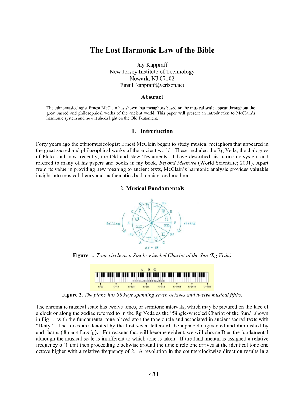 The Lost Harmonic Law of the Bible