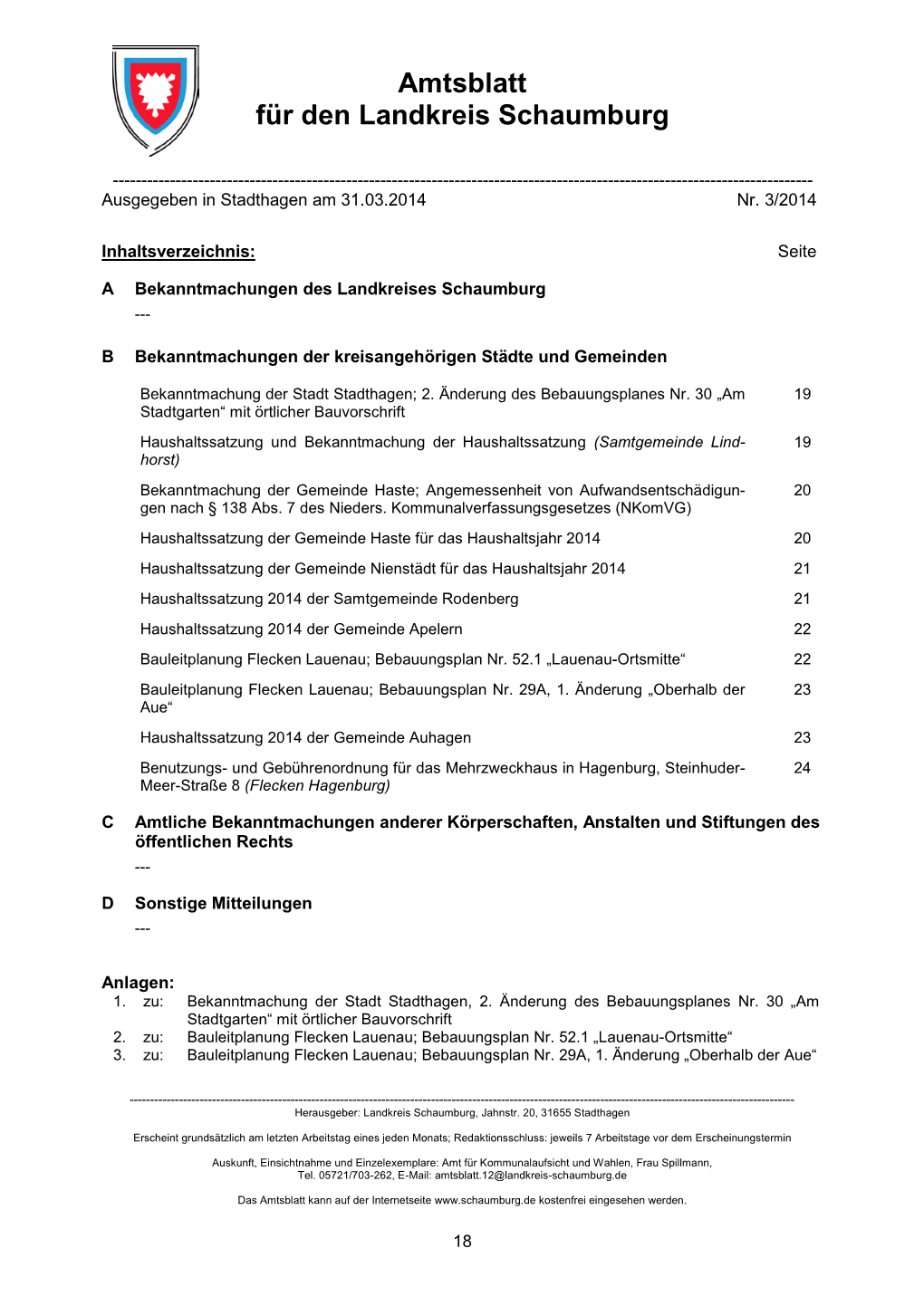 Amtsblatt 2014 Nr. 03