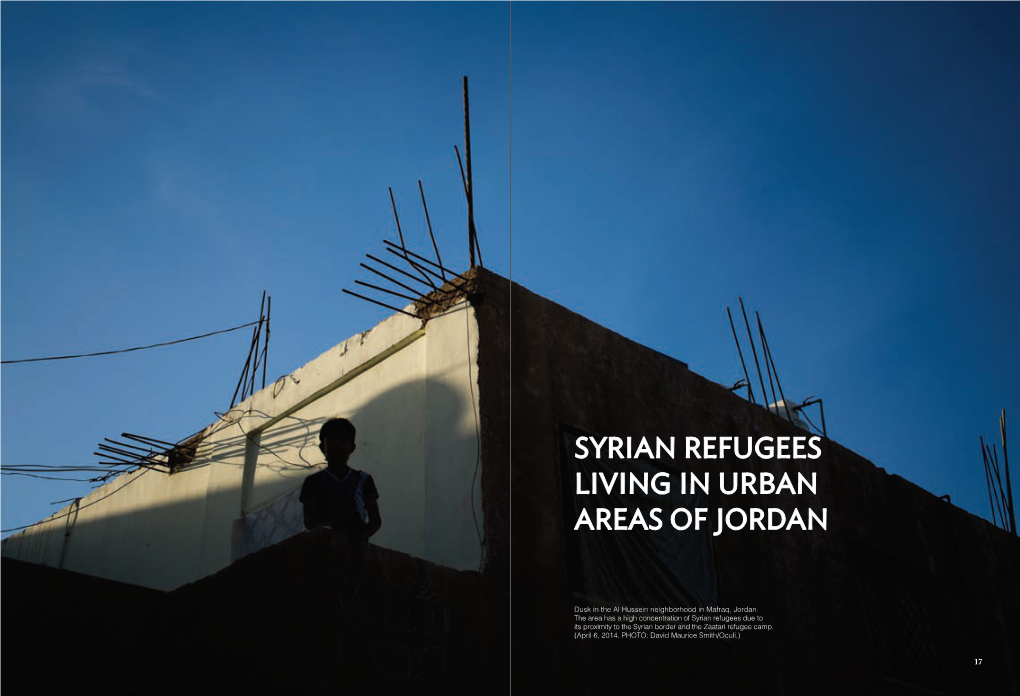 Syrian Refugees Living in Urban Areas of Jordan