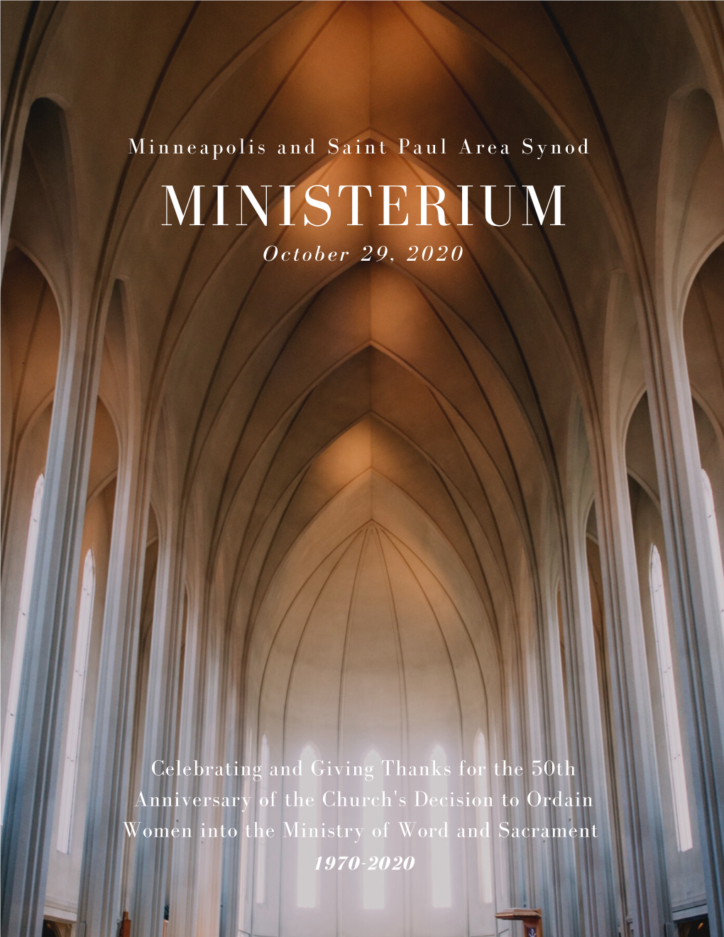 2020 Ministerium Commemorative Program