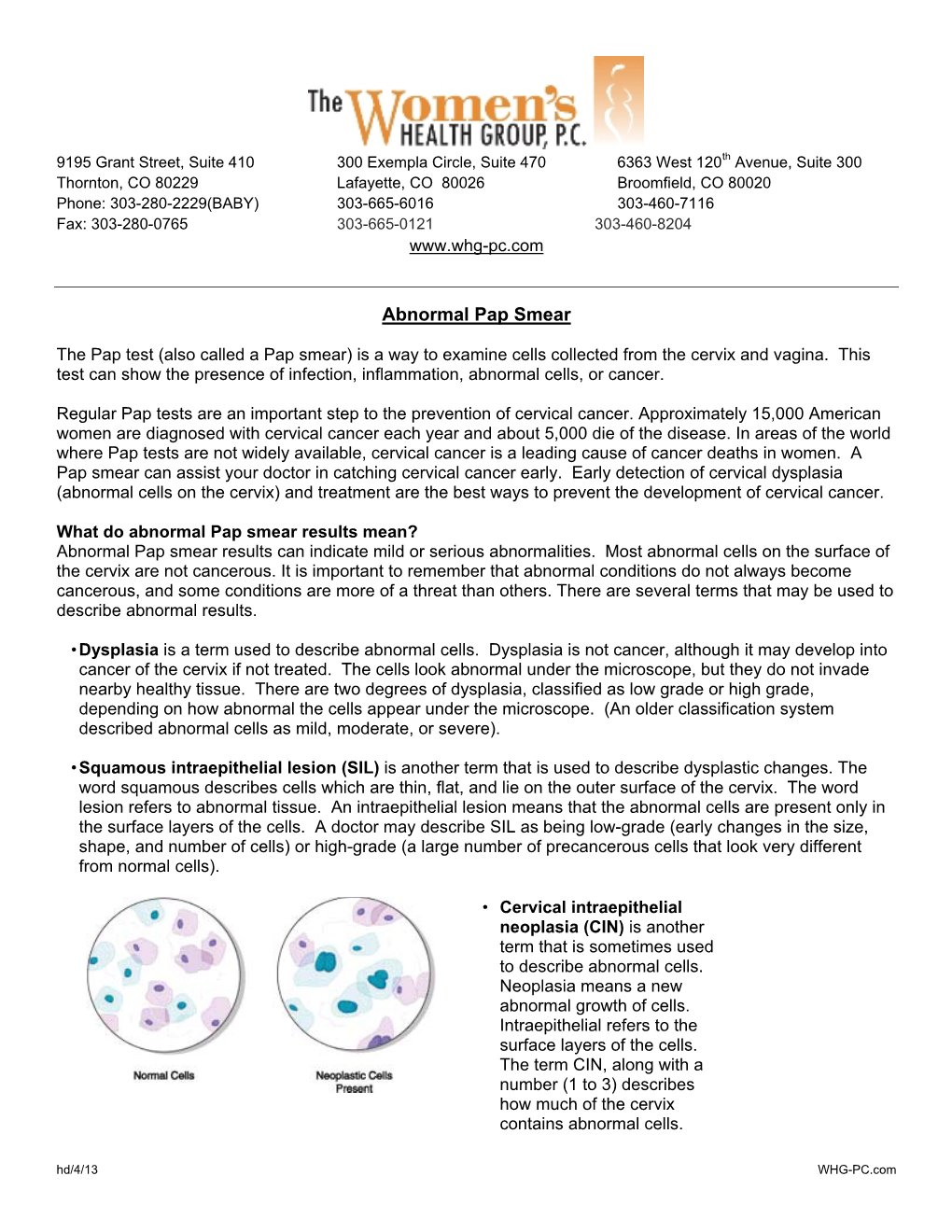 Abnormal Pap Smear