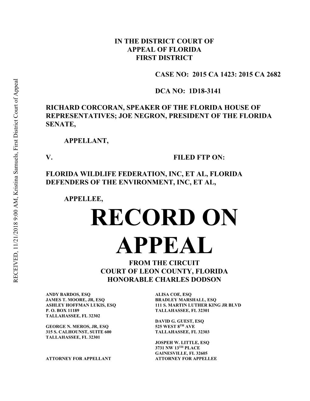 Record on Appeal