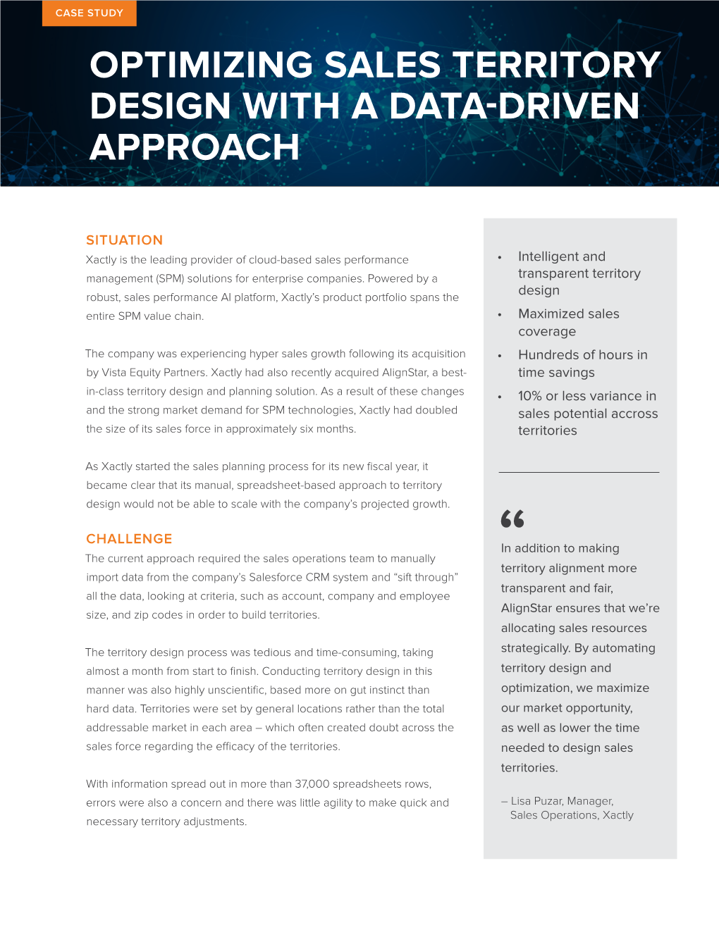 Optimizing Sales Territory Design with a Data-Driven Approach