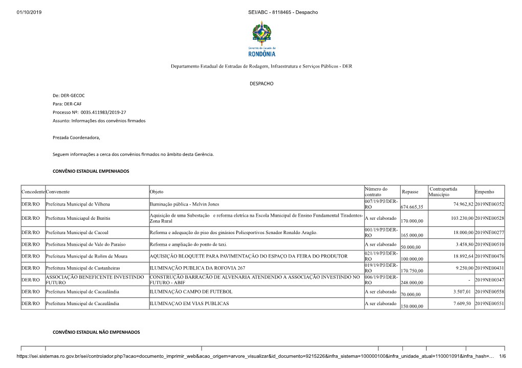 Informações Técnicas