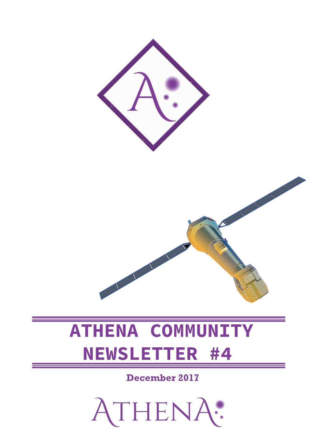 ATHENA COMMUNITY NEWSLETTER #4 December 2017 Contents