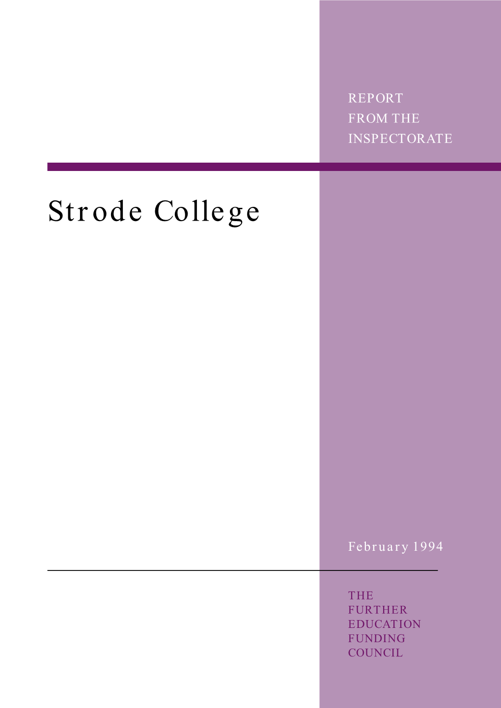 Strode College