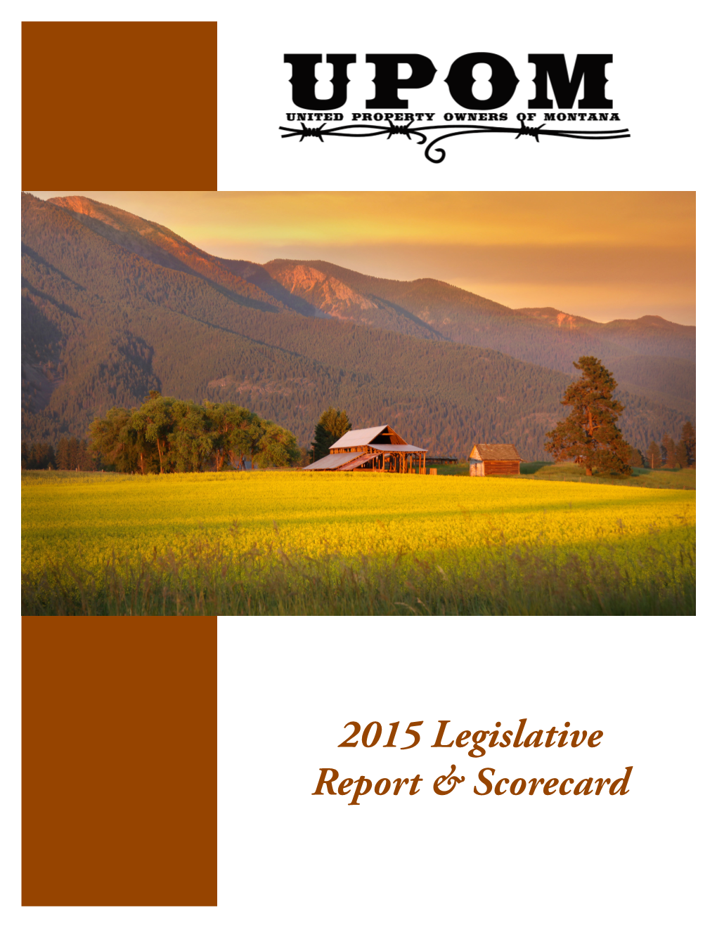 2015 Legislative Report & Scorecard