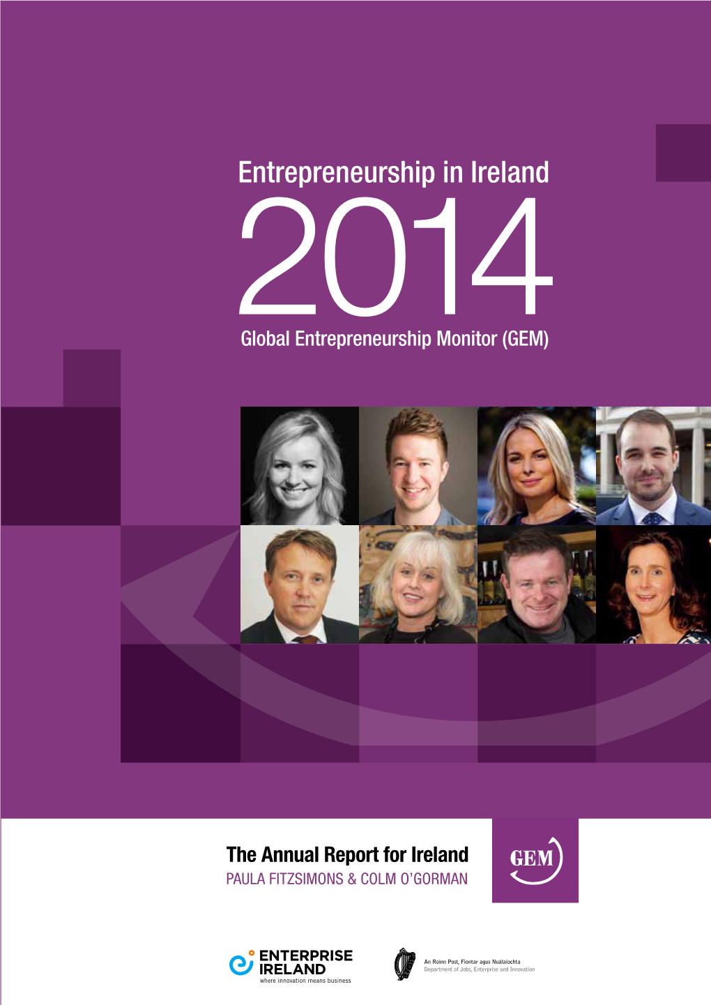 Entrepreneurship in Ireland Entrepreneurship Aula Fitzsimons & Colm O’Gorman 2014 the Annual Report for Ireland P