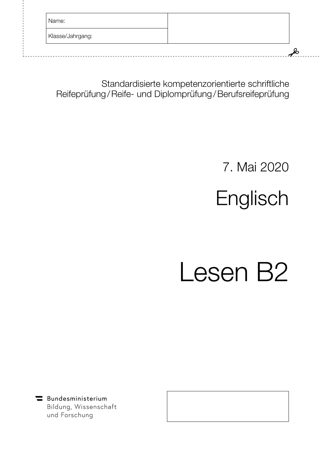 Lesen B2 Hinweise Zum Bearbeiten Der Aufgaben