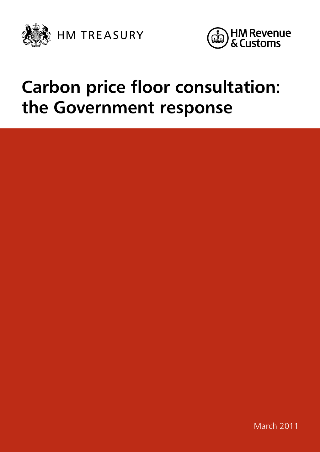 Carbon Price Floor Consultation: the Government Response