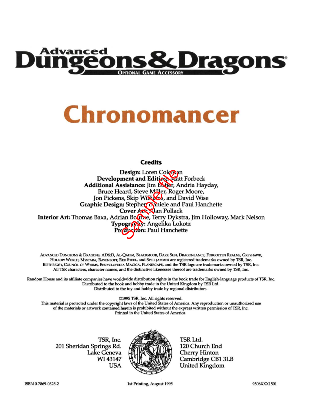 Chronomancer