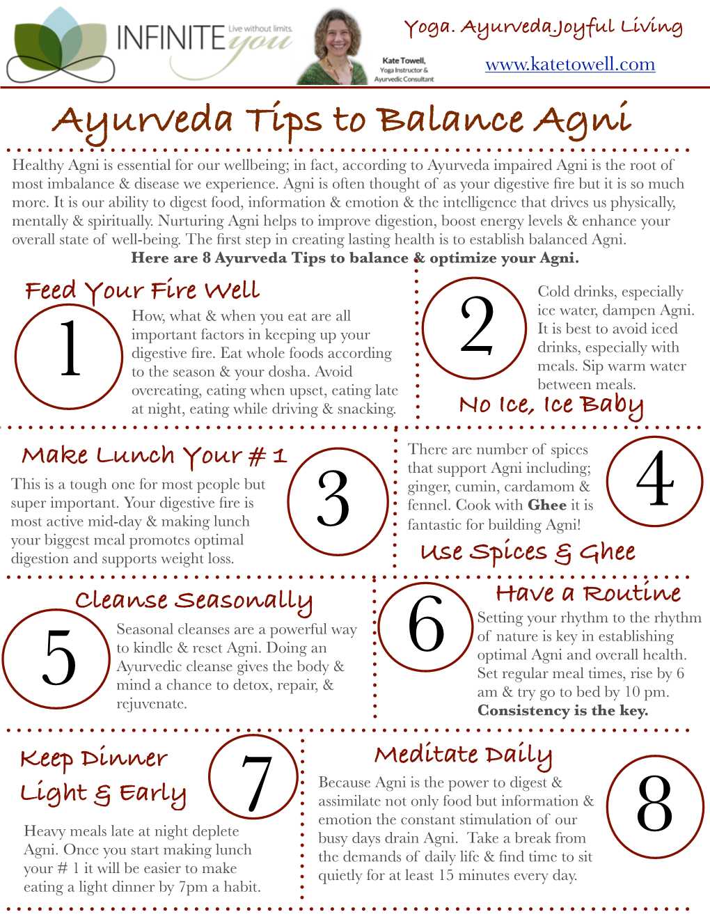 Ayurveda Tips to Balance Agni