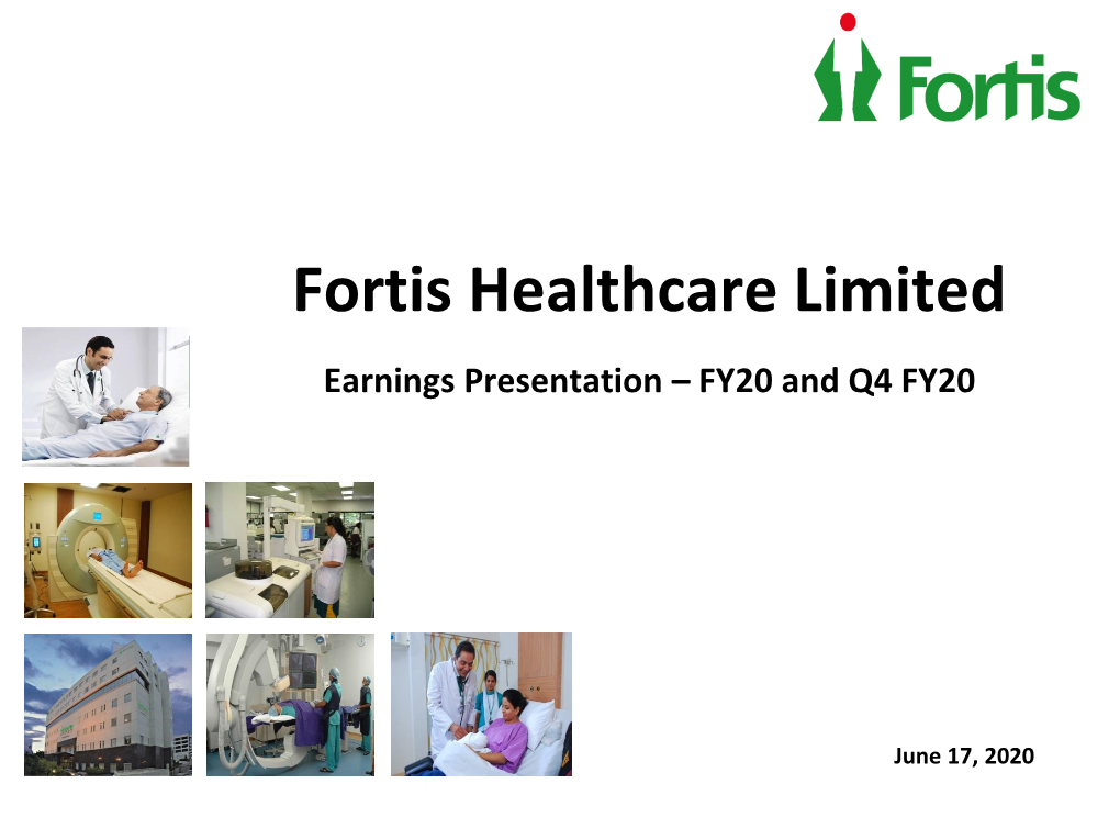 Fortis Healthcare Limited Investor Presentation – Q3 FY2013