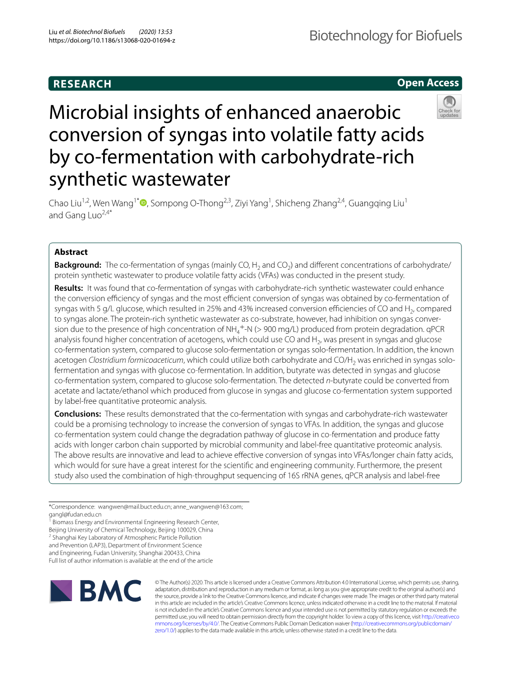 Microbial Insights of Enhanced Anaerobic Conversion of Syngas