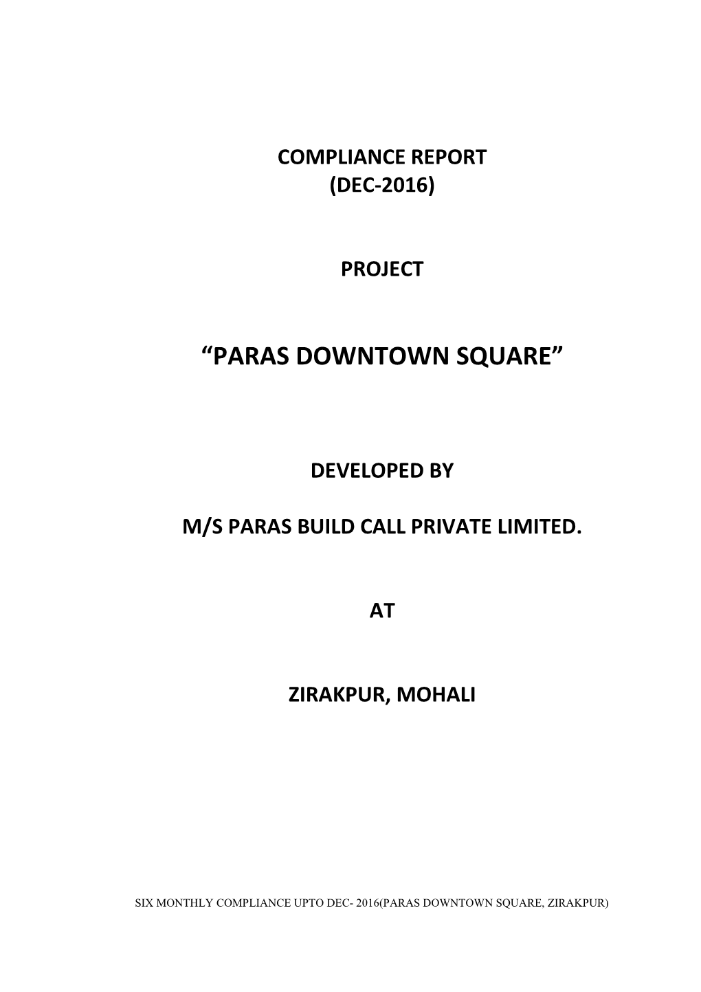 Moef Compliance Paras Down Town Square