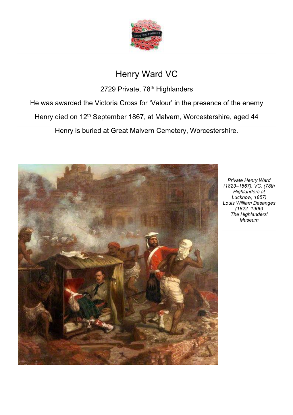 Henry Ward VC