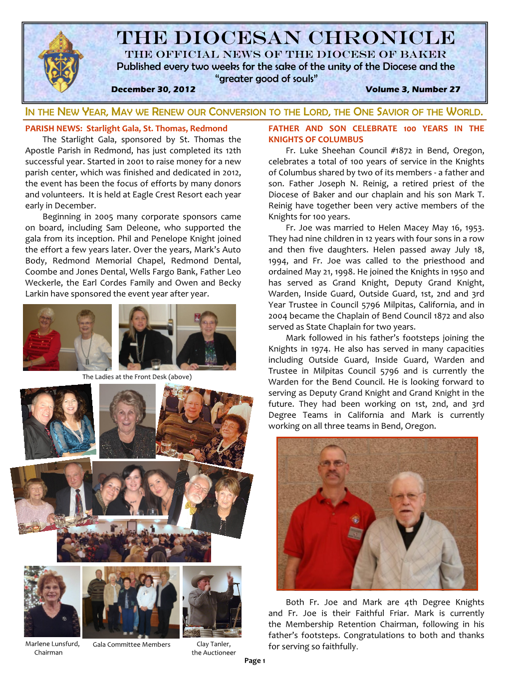 THE Diocesan CHRONICLE