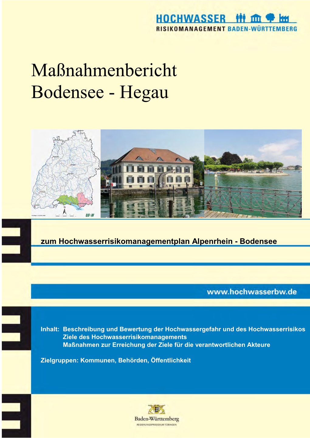 Maßnahmenbericht Bodensee - Hegau