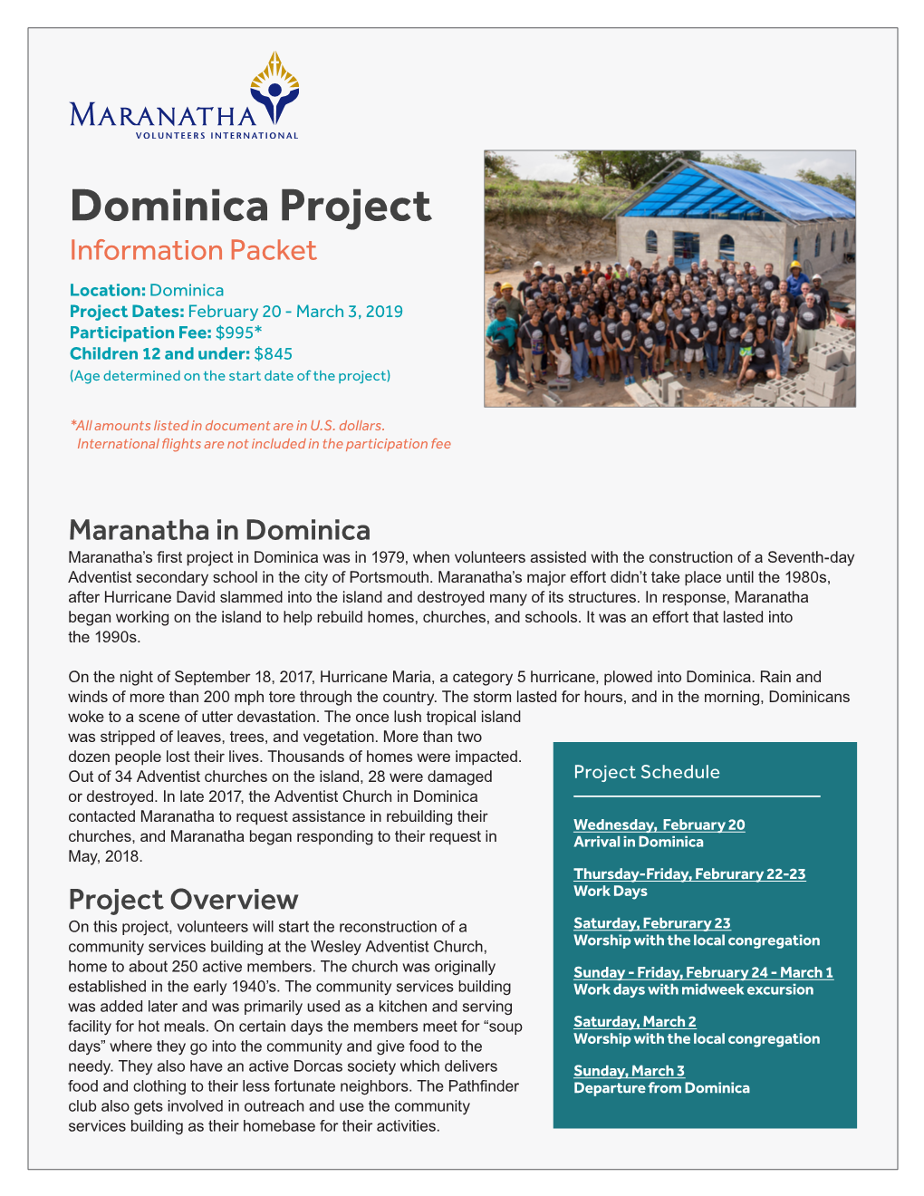 Dominica Project