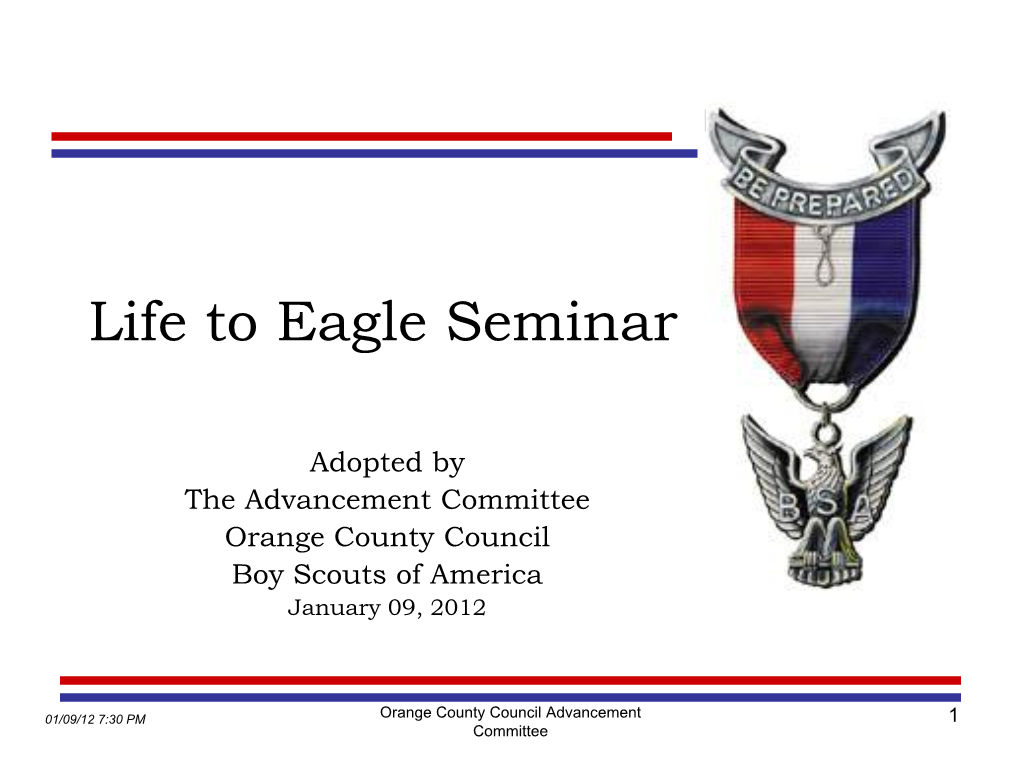 Life to Eagle Seminar