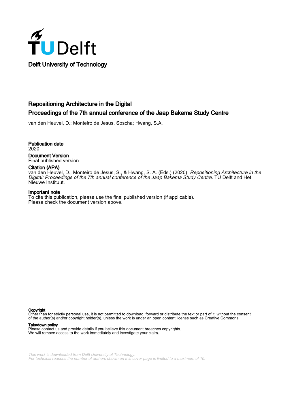 JBSC 2020 Proceedings 1.Pdf