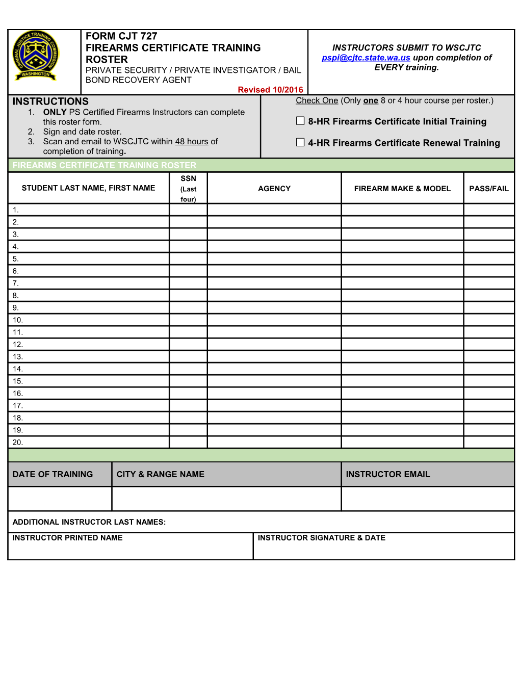 726 App Firearms Cert 7-5-07