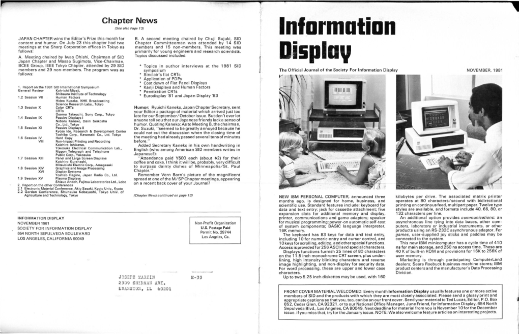 DEV-Informationdisplay