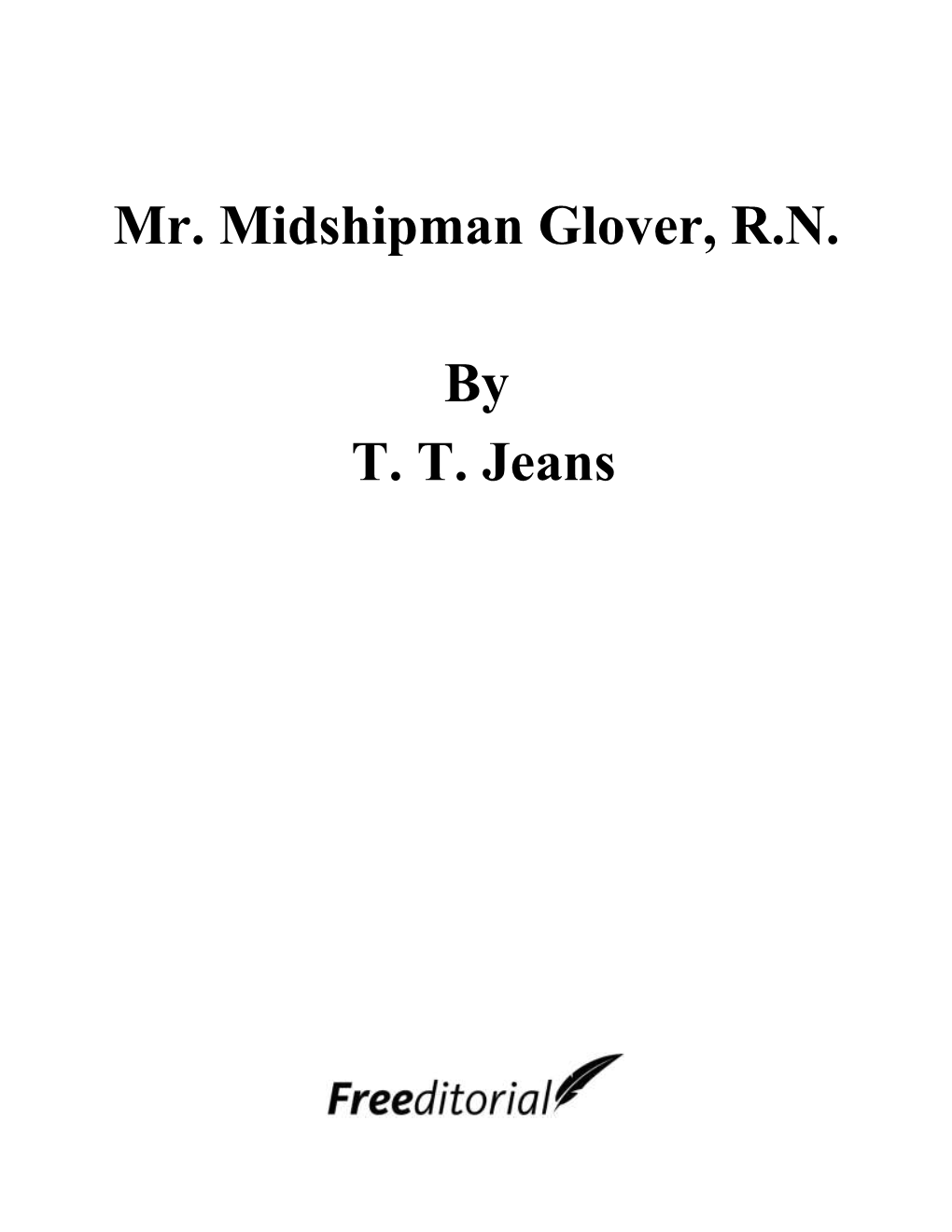 Mr. Midshipman Glover, RN by TT Jeans