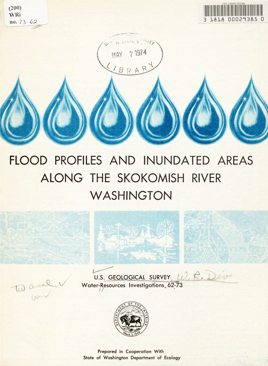 Flood Profiles and Inundated Areas Along the Skokomish River Washington