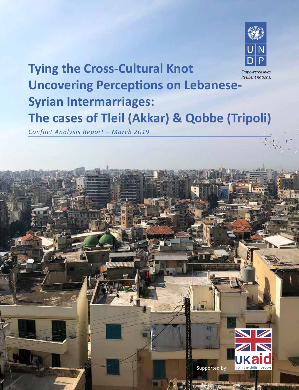Akkar) & Qobbe (Tripoli) Conflict Analysis Report – March 2019