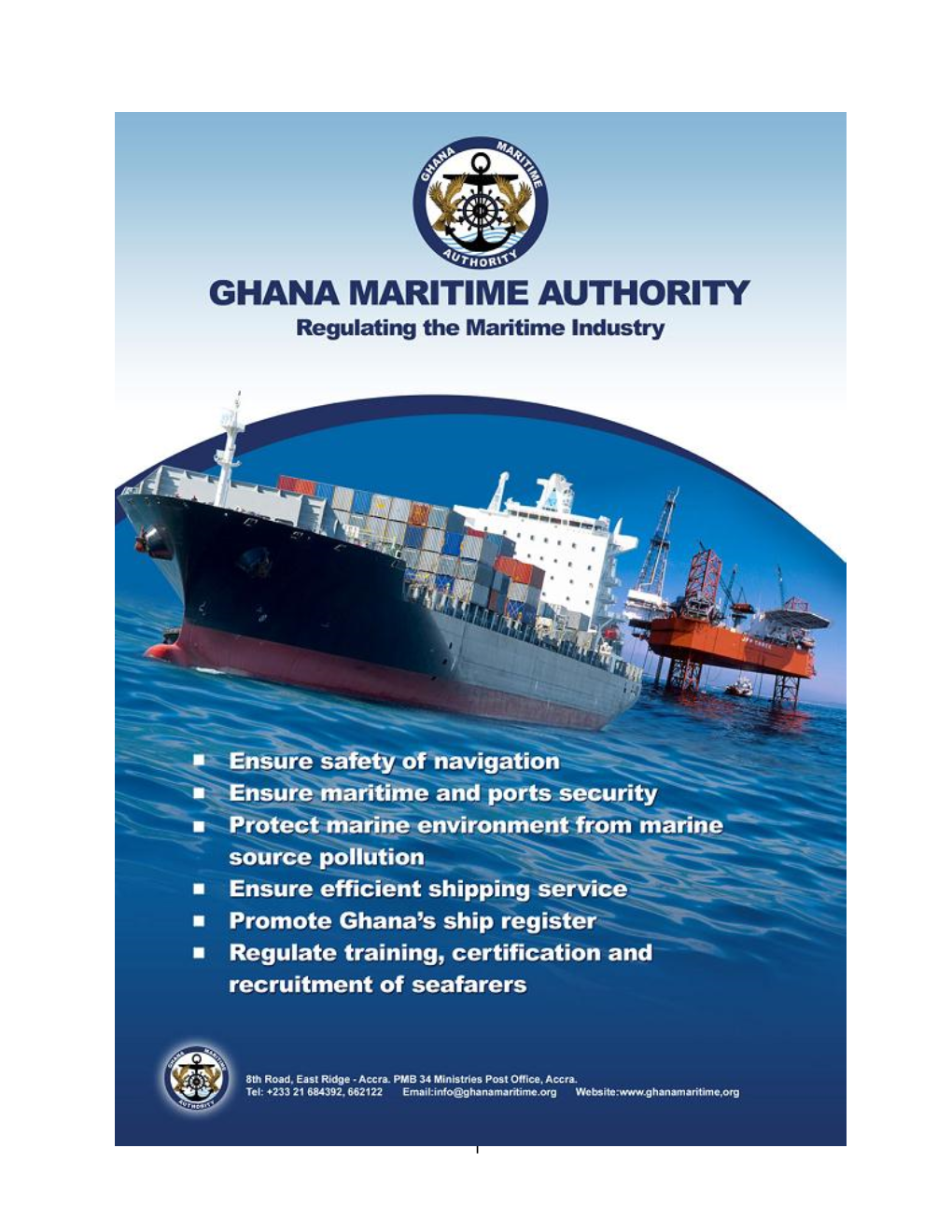 Annual Report of the Ghana Maritime Authority