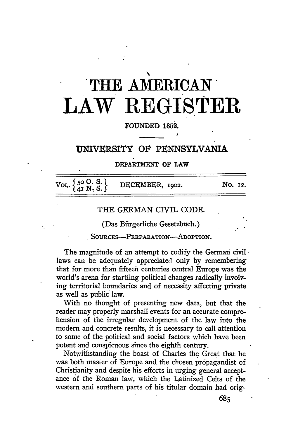 The German Civil Code