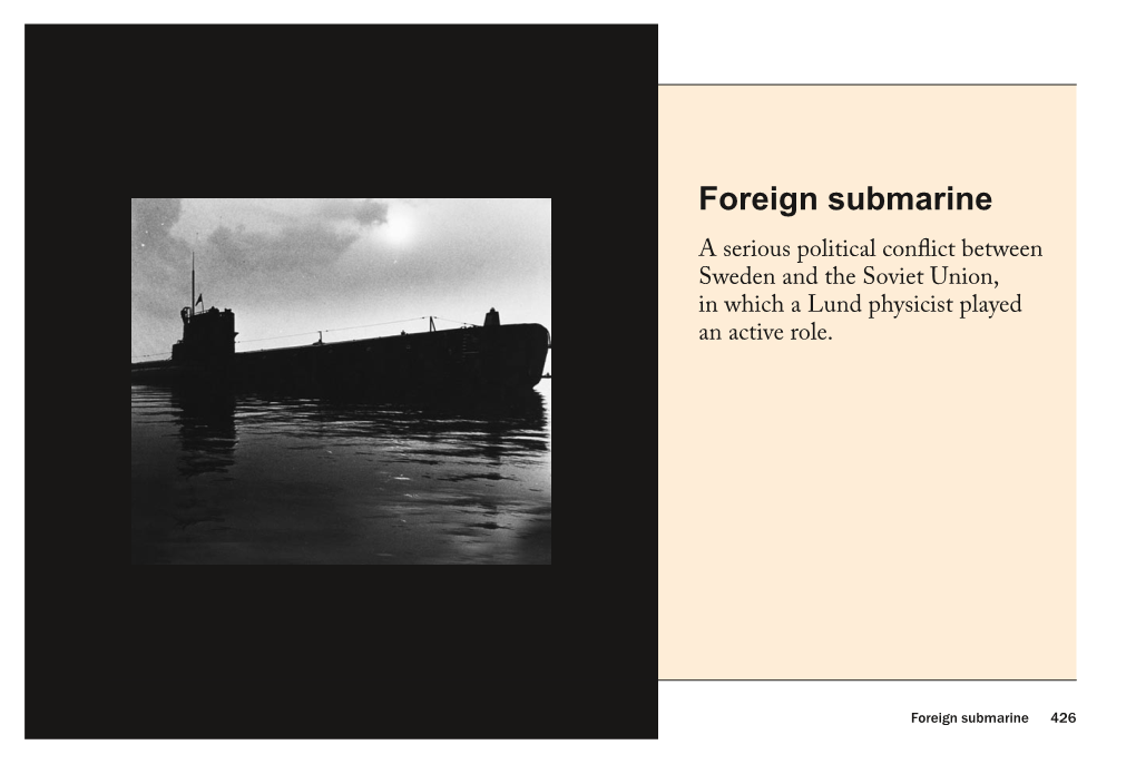 Foreign Submarine