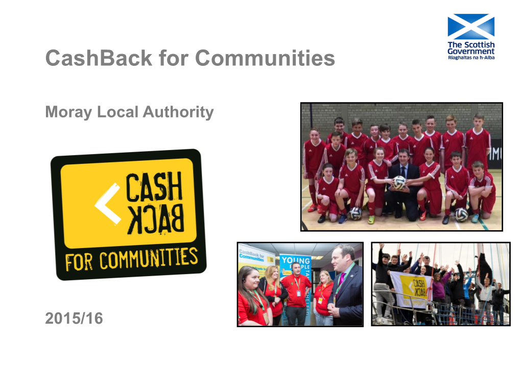 Cashback for Communities