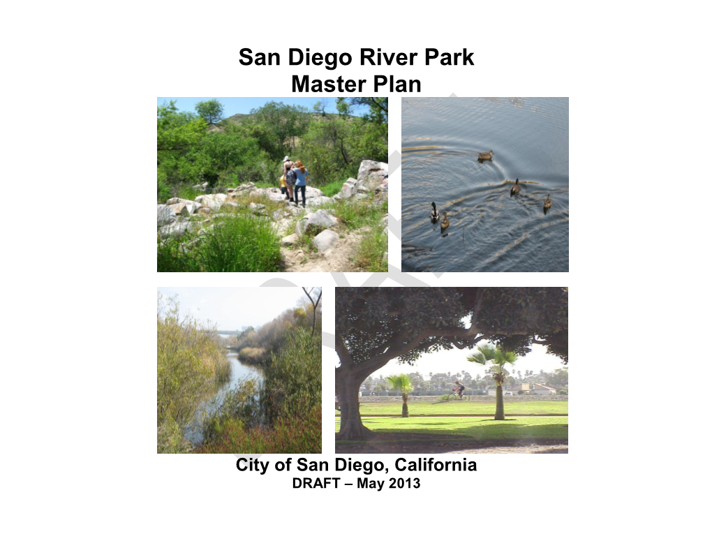 San Diego River Park Master Plan