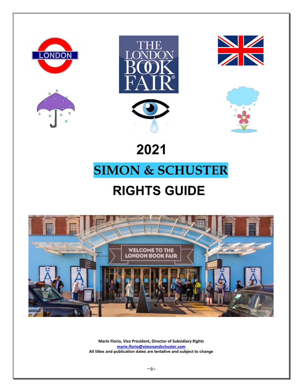 Simon & Schuster Rights Guide