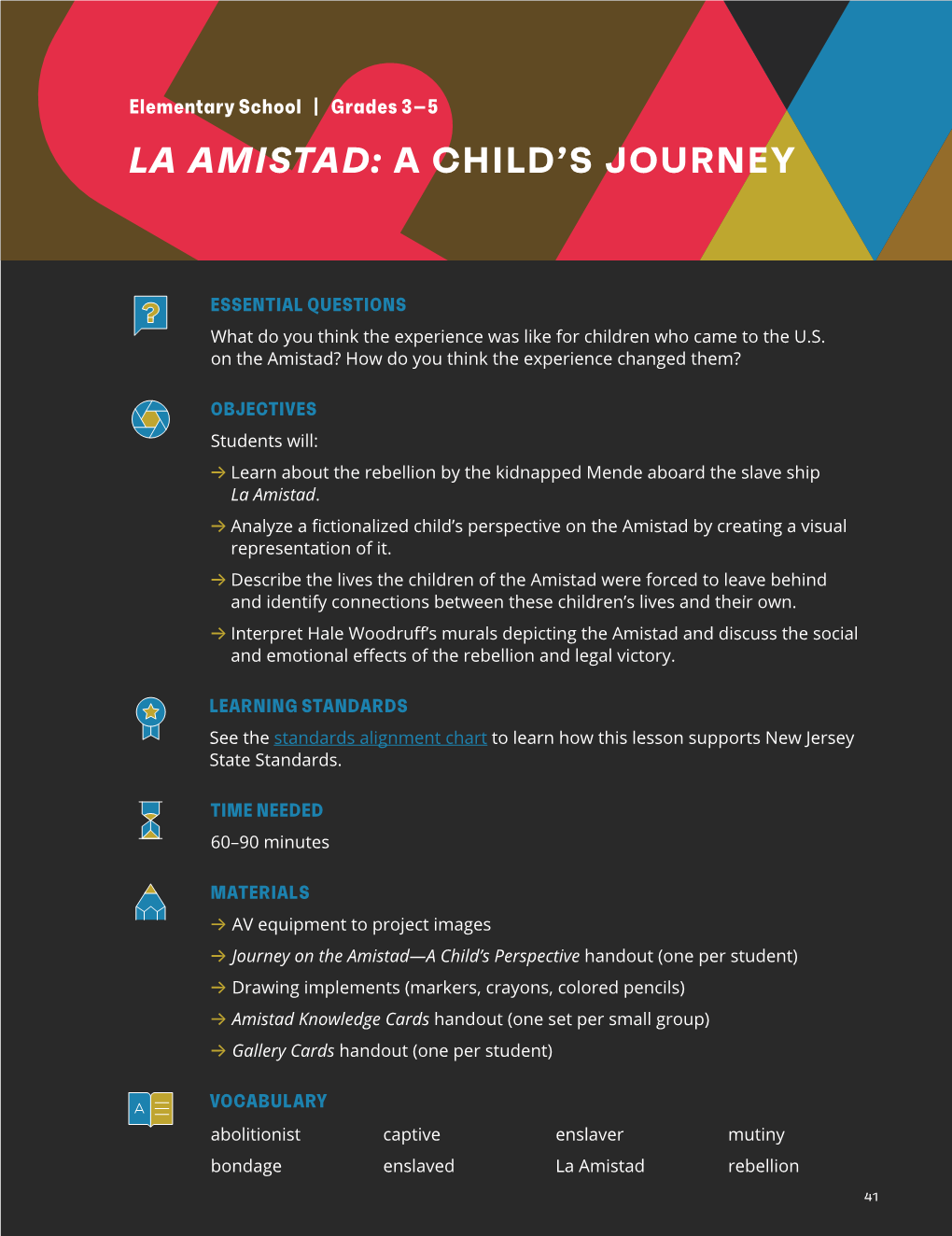 La Amistad: a Child's Journey