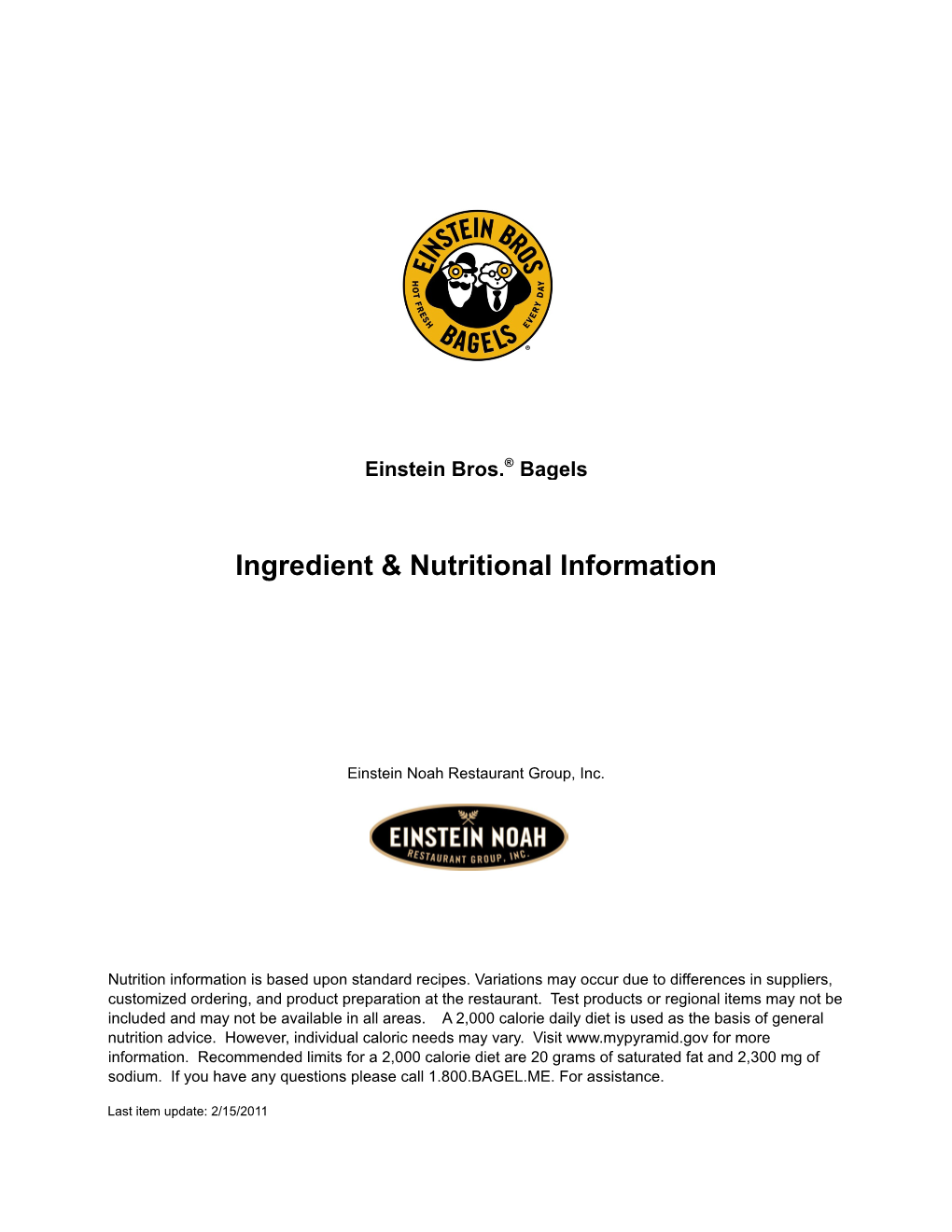 Einstein Bros Bagels