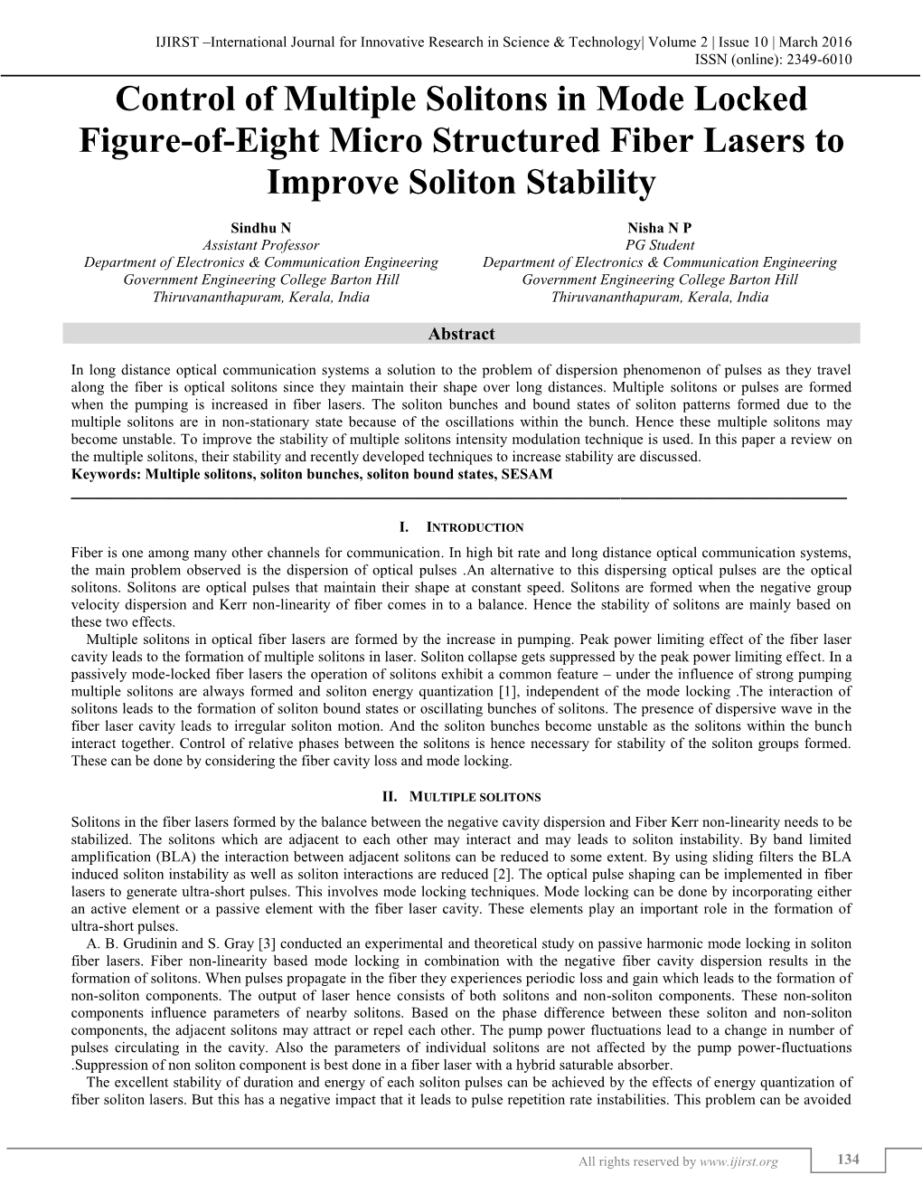 Control of Multiple Solitons in Mode Locked Figure-Of-Eight Micro Structured Fiber Lasers To