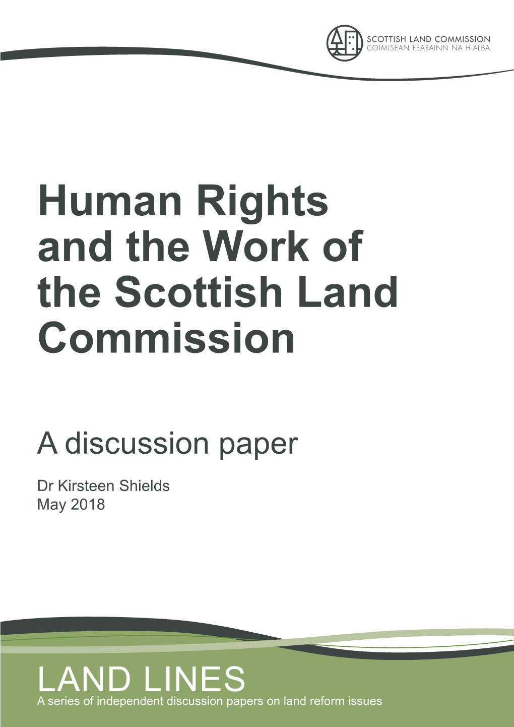 Human Rights and the Work of the Scottish Land Commission