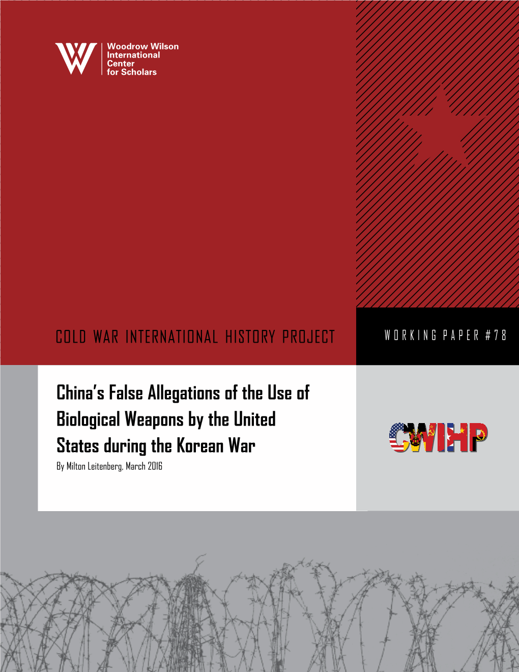 China's False Allegations of the Use of Biological Weapons by the United