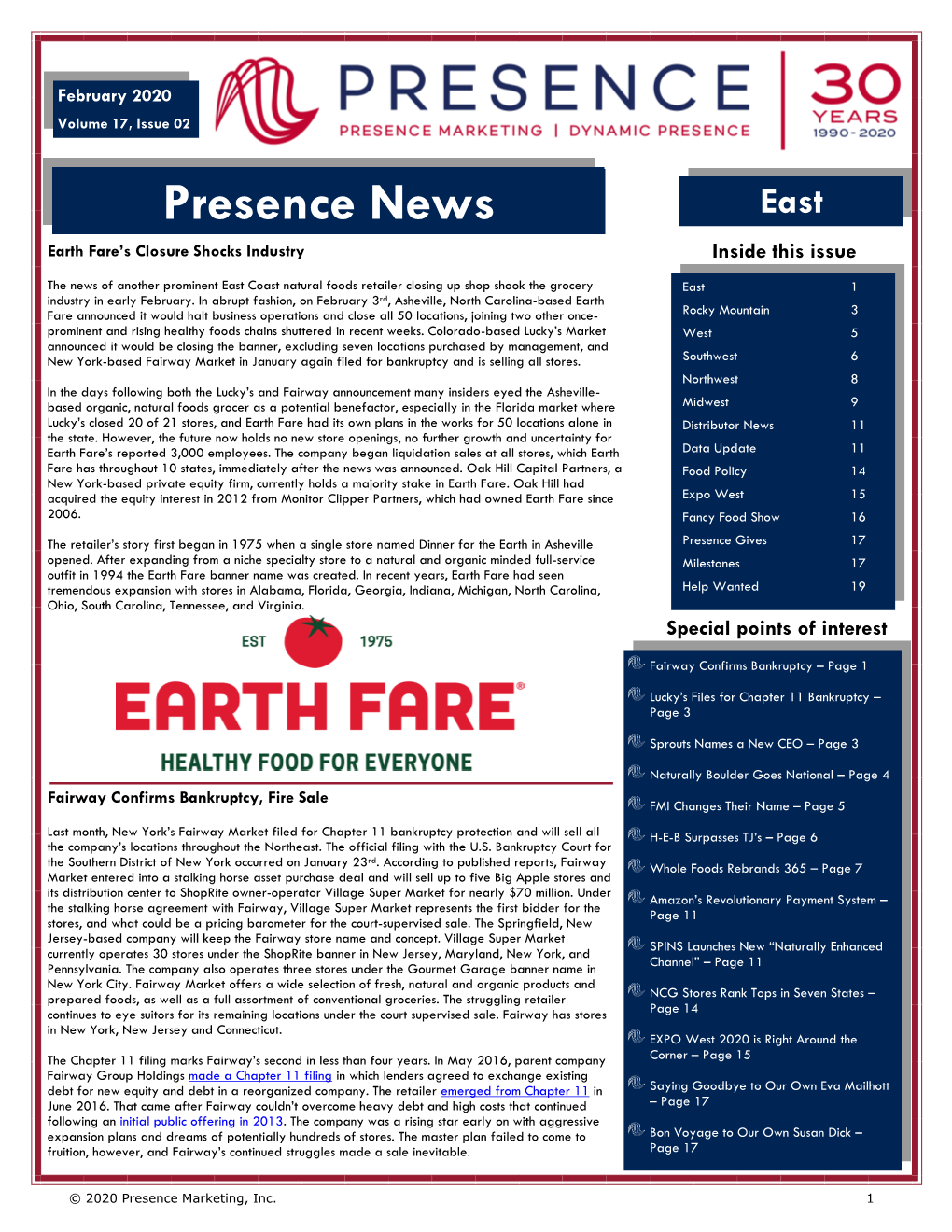 Presence News