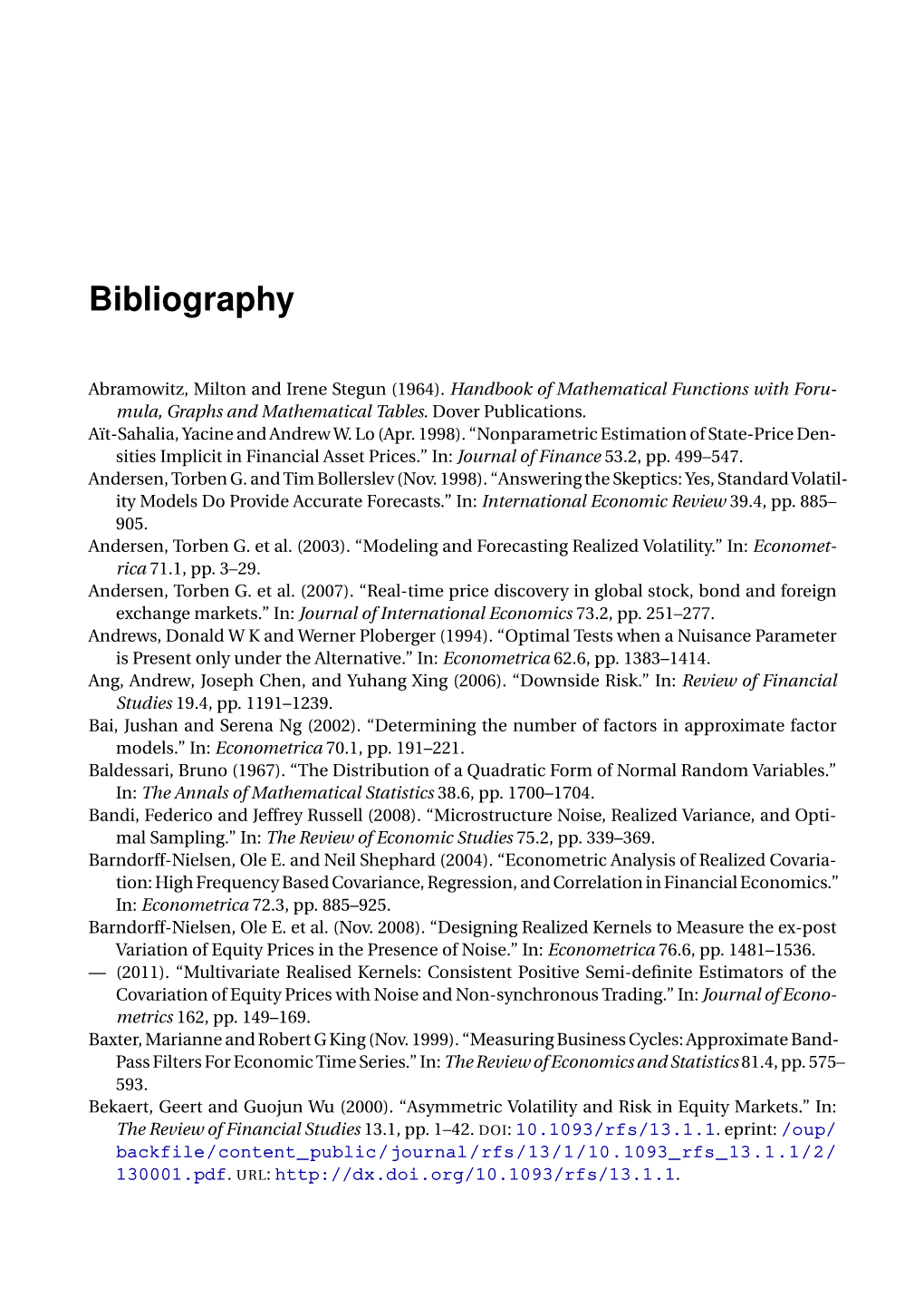 Bibliography