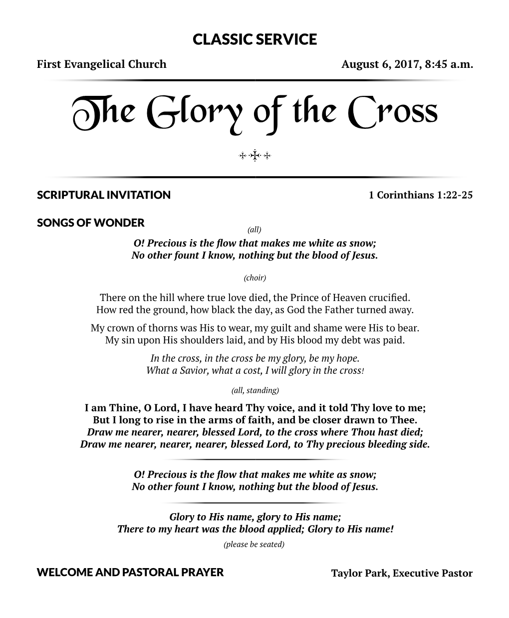 The Glory of the Cross +++