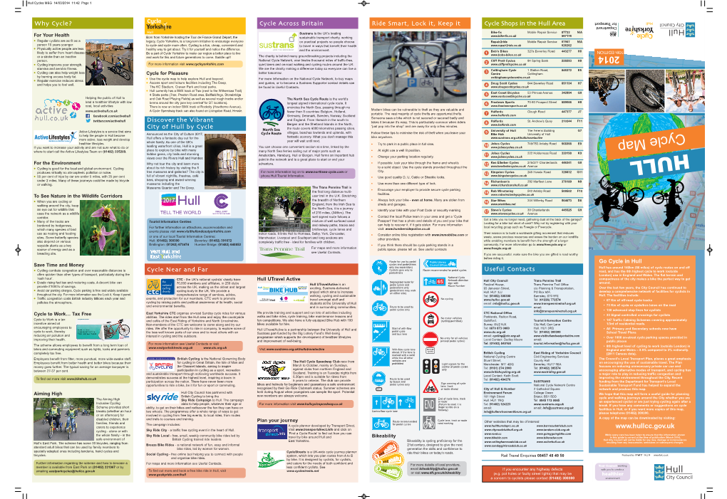 Hull Cycle Map and Guide