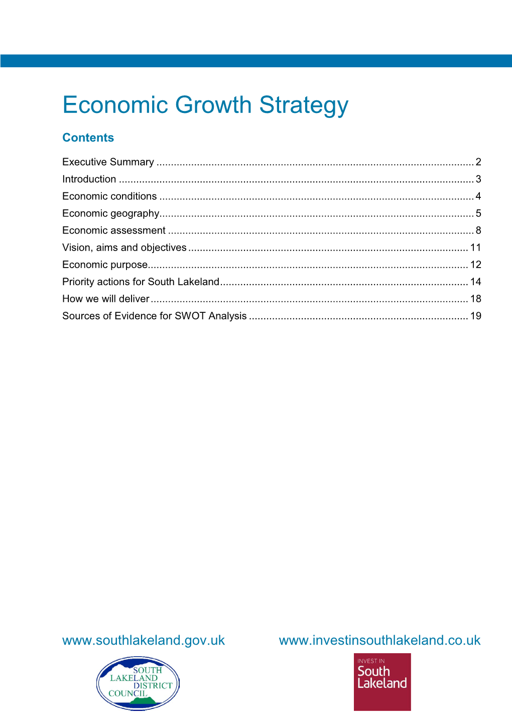 Economic Growth Strategy