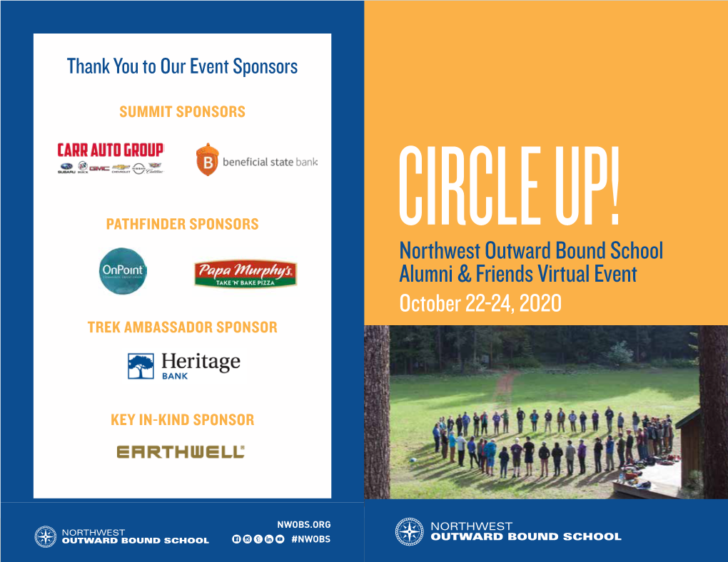 Circle up Event Booklet