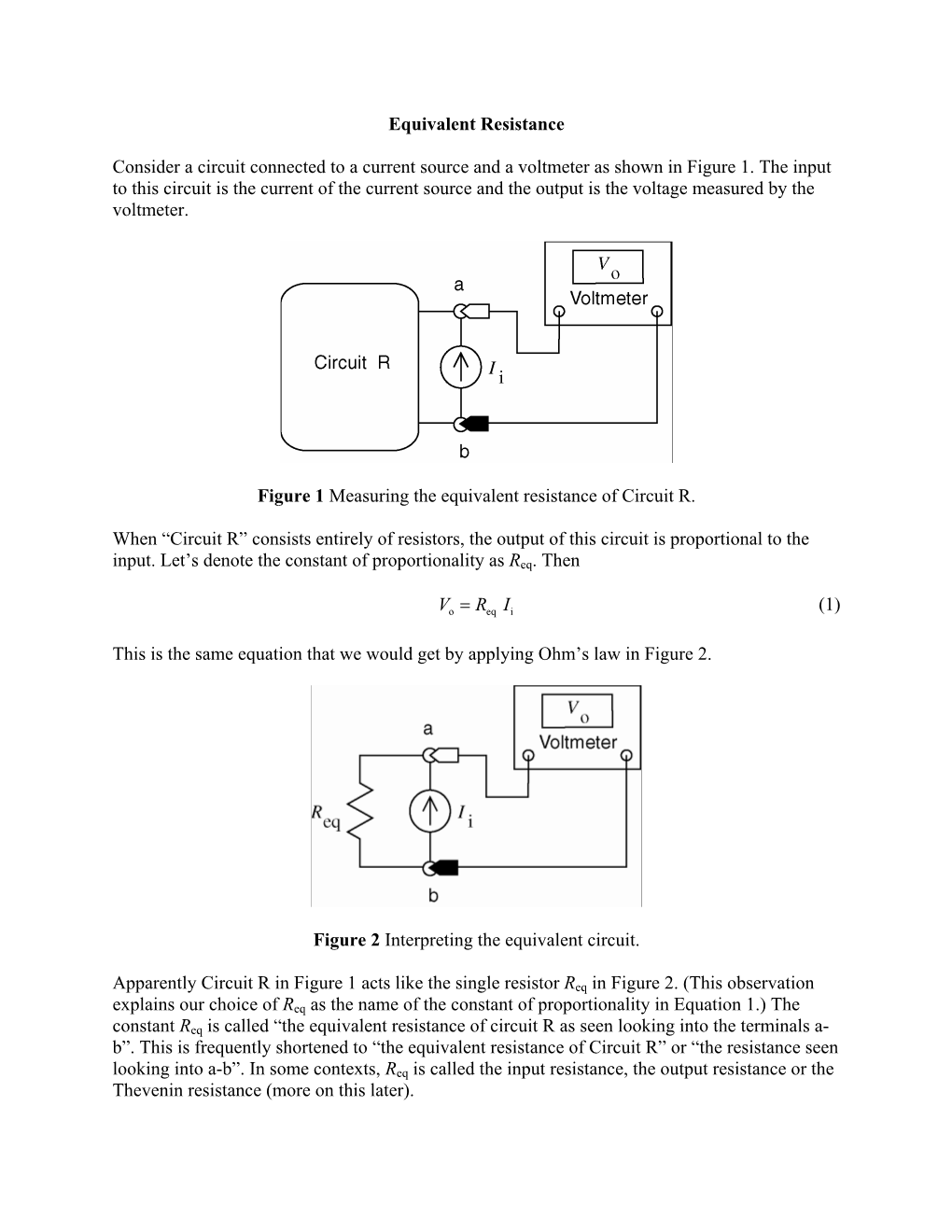 Equivalent Resistance