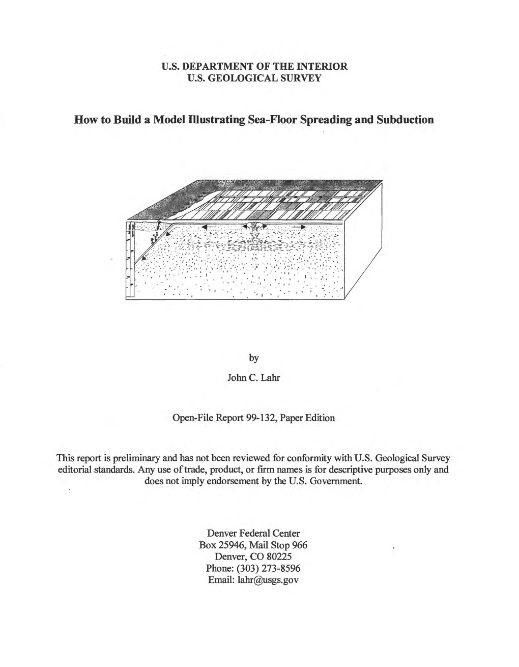 How to Build a Model Illustrating Sea-Floor Spreading and Subduction