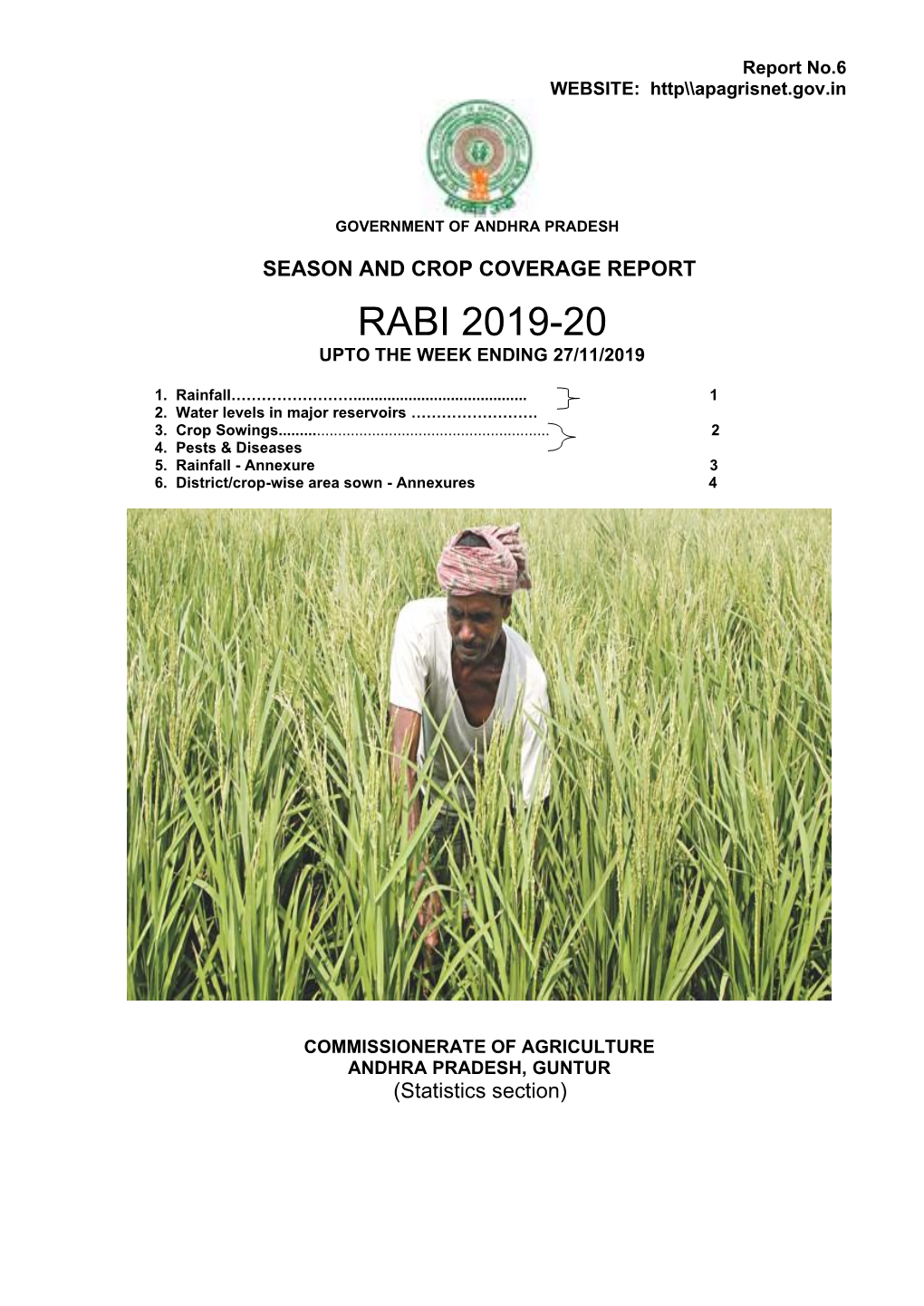 RABI 2019-20 -.:: Agriculture Department Andhra Pradesh